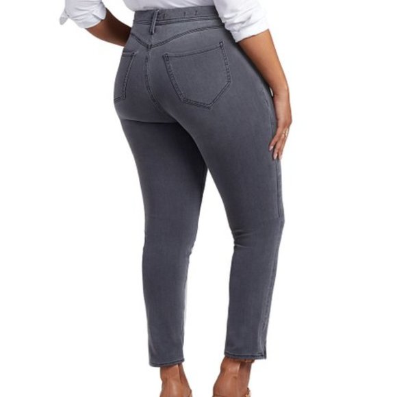 NYDJ Gray Jeans 22W - Picture 2 of 3